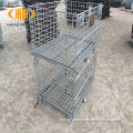 PVC coated metal storage cages with 4 wheels